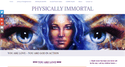 Desktop Screenshot of physicallyimmortal.com