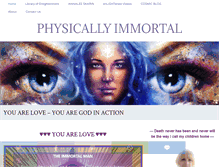 Tablet Screenshot of physicallyimmortal.com